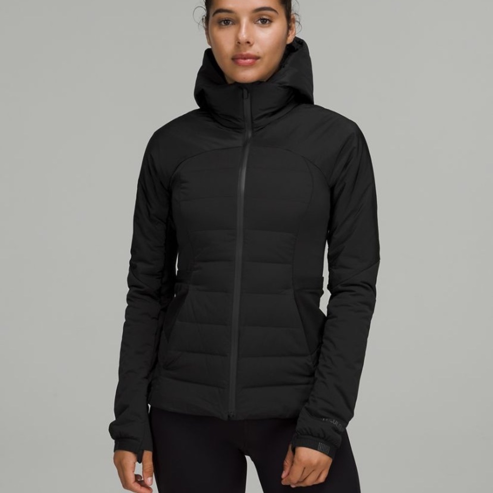 Lululemon Down for It All Jacket Black Size 6